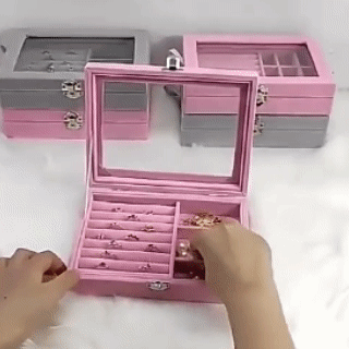 Cofre de Joyería Mágico Rosa