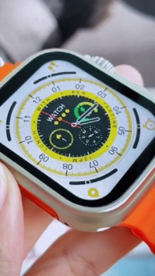 Reloj Inteligente Dorado Elegante